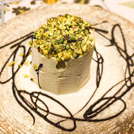 semifreddo al pistacchio, catania, ristorante di pesce, cucina tradizionale siciliana, , dove mangiare a catania